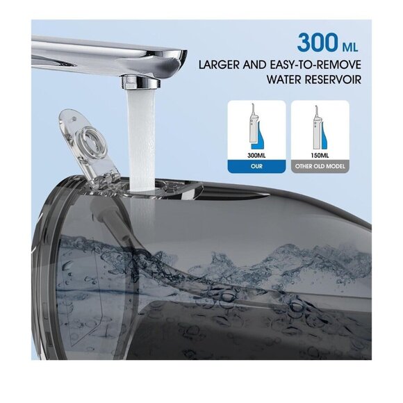 Cordless Oral Irrigator With 4 Water Pressure Modes & 360° Rotating Jet By Beaut - Picture 5 of 6